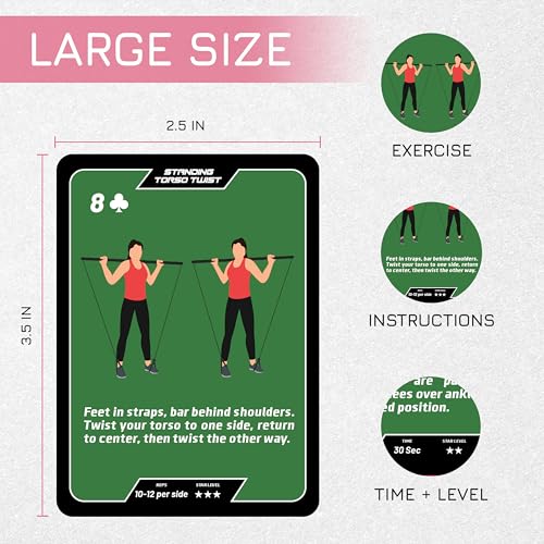 BREAKING LIMITS Workout Cards Deck - Bodyweight Exercise & Pilates Cards - style: Pilates Bar
