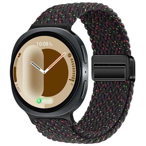 Magnetic Band for Samsung Galaxy Watch 9 8 40mm 44mm/Watch 8 Classic 46mm - color: Black Unity, size: for Galaxy Watch 8 9 40/44/46mm