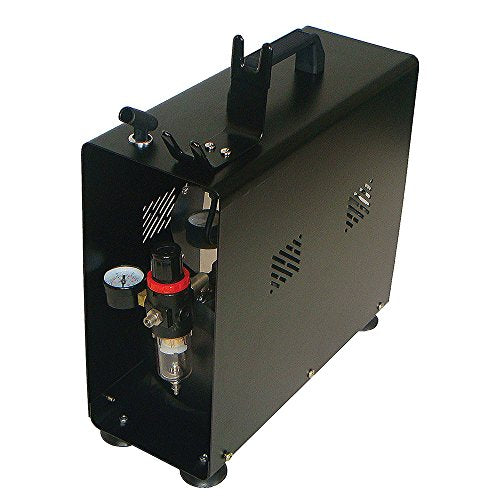 Paasche DC600R 1/4 HP Airbrush Compressor with Tank and Case - style: DC600R-AD