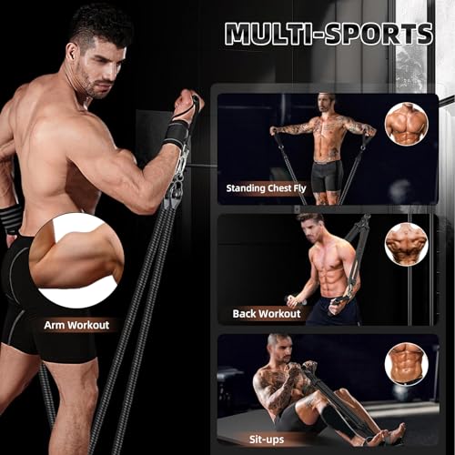 Foot Resistance Bands, Adjustable Elastic Exercise Bands for Legs & Glutes Training, Non-Slip Ankle Straps, Home Gym Equipment, Physical Therapy, Stretching.