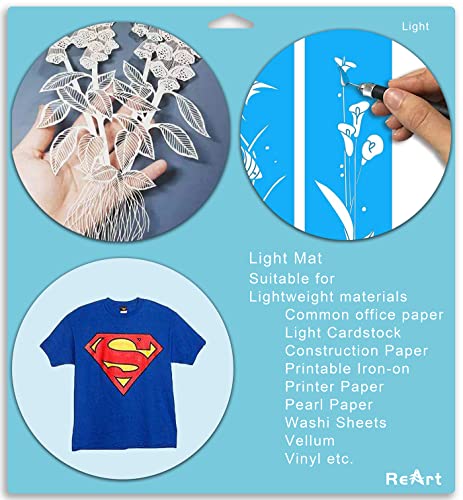 ReArt Light Grip Cutting Mat 12x12 inch 3 Pack - color: Light Grip 3P -2
