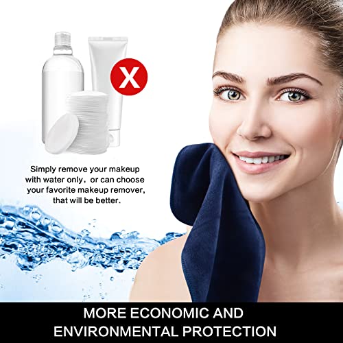 SINLAND Microfiber Facial Cloths Fast Drying Washcloth 12inch x 12inch (6pack, Blue+Navy Blue+Grey) - color: Blue+navy Blue+grey, size: 1 Count (Pack of 6)