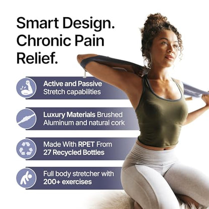 CastleFlexx Mobility and Full Body Strengthening Device - color: Dark Blue, size: Standard 5'0 - 5'8