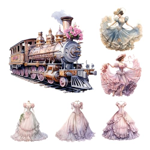 XERE 114 Pcs Pastel Victorian Era Scrapbook Stickers Set, Aesthetic Sticker for Scrapbooking and Journaling, Junk Journal Supplies, Bullet Journals Materials, Planner Arts Craft Collage Supplies - color: Pastel