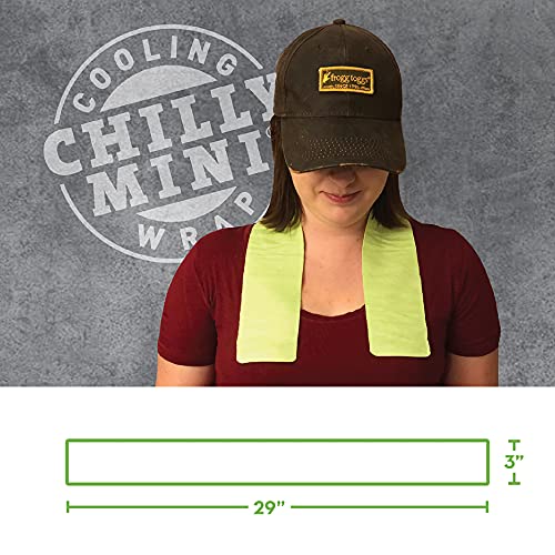 FROGG TOGGS Chilly Mini Cooling Neck Towel, 6 Pack - color: Lime - 6 Pack