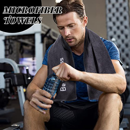 Newwiee 36 Pcs Microfiber Gym Towels for Exercise Fitness, 32 x 16 Inch