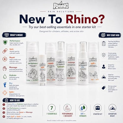 Rhino Skin Cleanse Spray – All Purpose Cleaning Spray for Body and Gear | Multipurpose Cleaner for Post-Workout & Adventure Use | Camping Essentials for Men, Women, and Kids | – 8 oz - size: 8 Fl Oz (Pack of 1)