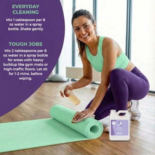 SwaytAway Fitness Mat Cleaner Concentrate Lavender, 32oz Makes 4 Gallons - size: 32 oz - 1 Pack