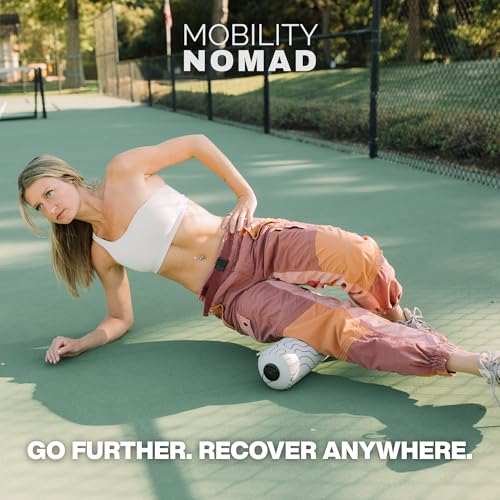 Inflatable Travel Foam Roller for Muscle Recovery and Mobility (Topo Gray, 15") - color: Topo Gray