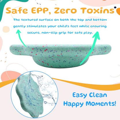 EPP Balance Board Kids for Stepping Stones for Kids - color: green