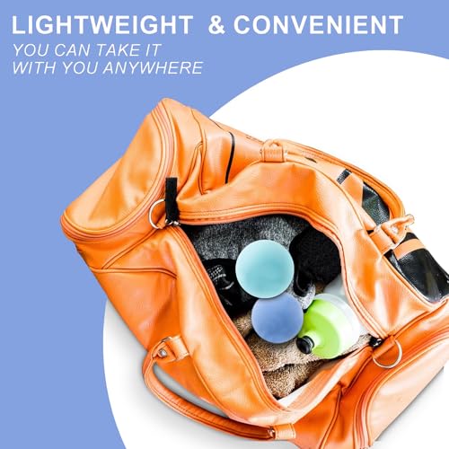 Japanese Craftsmanship Physical Massage Therapy Ball Set - Ideal for Yoga, Deep Tissue Massage,Yoga & Trigger Point Treatments. Set - 2 Extra Firm Balls W/Mesh Bag, Blue