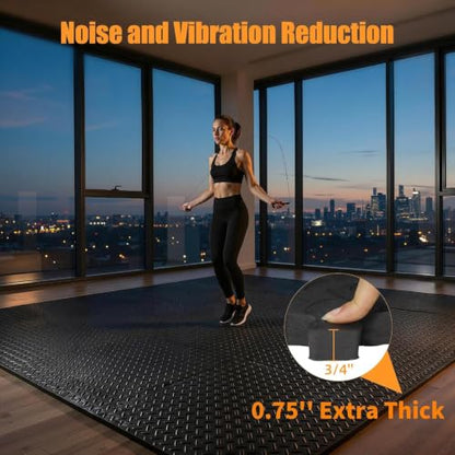 ZENY 24 Pack EVA Foam Puzzle Exercise Mat Tiles, 3/4 Inch Extra Thick