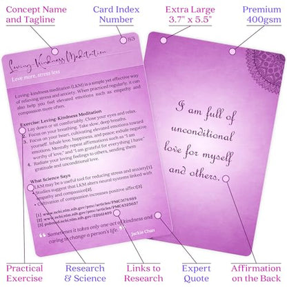 Asana Moon Yoga Cards and Stress Relief Cards Bundle – Yoga Sequencing Deck and Stress Relief Deck with Exercises on Mindfulness, Meditation, Anxiety Relief, and Relaxation