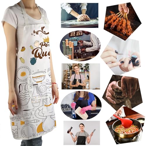 MBMSO Ceramic Artist Apron with Pockets Pottery Queen Apron Ceramic Pottery Apron Pottery Artist Gift for Pottery Lover Apron