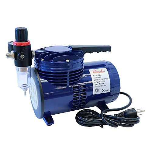 Paasche D220R 1/4 HP Compressor with Regulator and Moisture Trap - style: Old Version