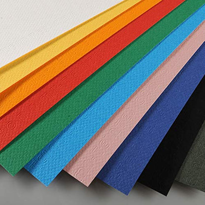 CANSON Mi-Teintes Coloured Drawing 160gsm 24x32cm Paper Pack, Double Sided: Honeycomb & Fine Grain, Pad Glued Short Side, 4 Cool Tones, 20 Sheets, for Professional Artists & Illustrators - style: 24X32 160G GREY/BLUE TONES