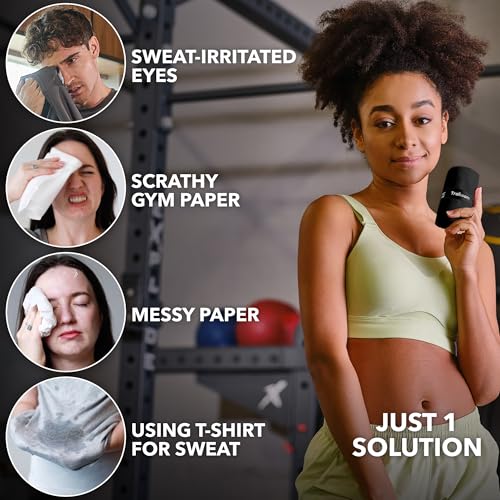 Trailoom Microfiber Gym Towels, Quick Dry, Highly Absorbing, Odor-Free - color: Black