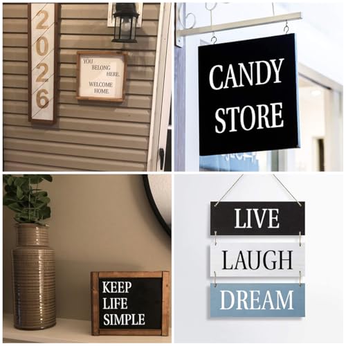 6 Inch Letter Stencils for Painting - 42 Pack Scrabble Alphabet Letters Numbers Templates with Signs for Painting, Reusable Scrabble Tiles Stencils for Chalkboard Wood Crafts & Wall Decor - size: 6 Inch