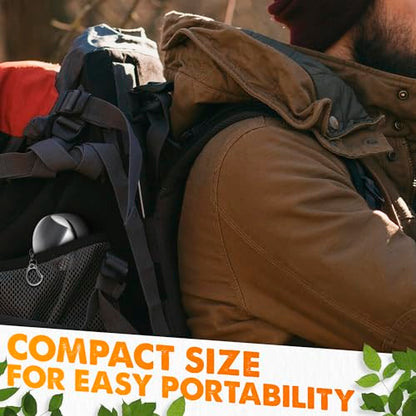 Collapsible Travel Cup with Lid 2.5Oz (75ml) - Leak-Proof Сollapsible Shot Glass Keychain, Highly Portable, Made of Rust & Bend Resistant Stainless Steel - Foldable Cup for Traveling, Fishing, Camping | Small Collapsible Cup with Lid for Camping, Travel a