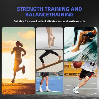 Juoe Ankle Strengthener, Ankle Balance Board，Foot Balance Board, Axis Board | Supports 350LBS, Ideal for Physical Therapy, Plantar Fasciitis Relief, Posture Correction, Improves Foot & Leg Stability