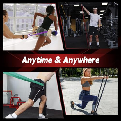 5 Levels Pull Up Assistance Bands, Resistance Bands for Working Out