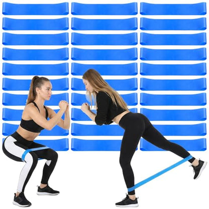 30 Pcs Resistance Bands Resistance Loop Exercise Bands Exercise Equipment Elastic Drap Ring for Women and Men Home Fitness, Gym, Yoga