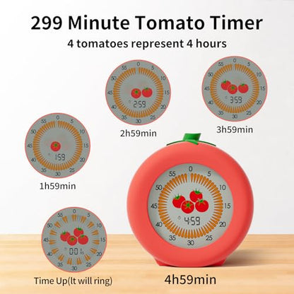 Tomato Kids Visual Timer for Classroom, Office and Meetings
