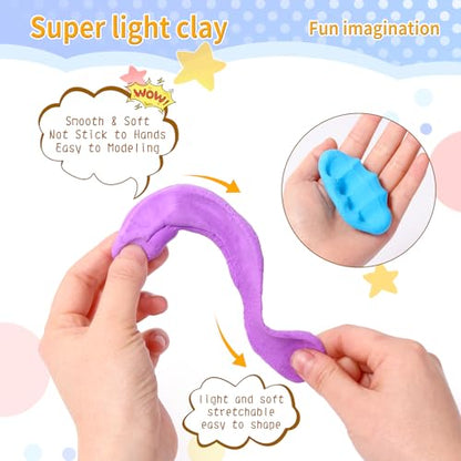 Air Dry Clay Kit, 36 Colors | Modeling Clay