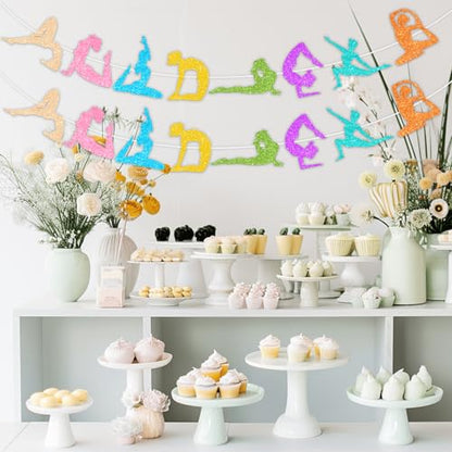 3 Pcs Yoga Garland for Teens Adults Birthday Bachelorette Party Supplies