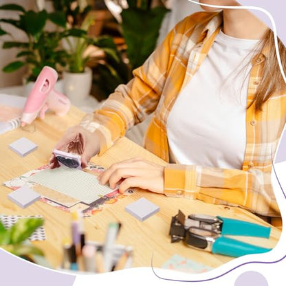 Frienda 24 Pcs 2" x 2" Rubber Carving Block Printmaking Stamp, Light Purple | Easy to Carve, for Printmaking, Stamp Making, DIY Crafting, Scrapbook, Painting, Soft Linoleum for Beginners, Professionals - color: Light Purple