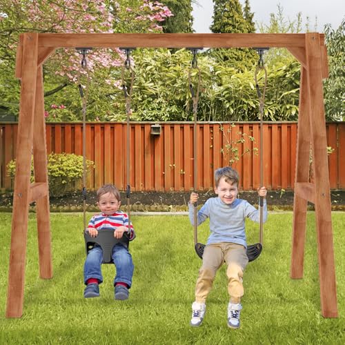 SELEWARE Heavy Duty Black Swing Hangers 2400LB Capacity Porch Swing Hanger - color: A: Black Swing Hangers (2 Pack)