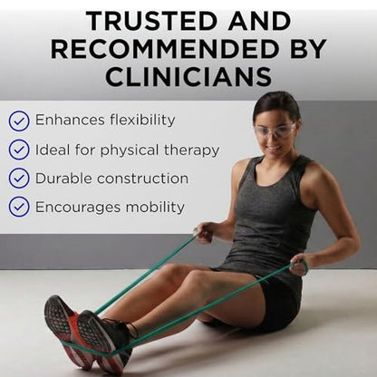 THERABAND Professional Latex Resistance, Workout Band, Exercise, 6', Green - color: Green - Heavy, size: 1 Count