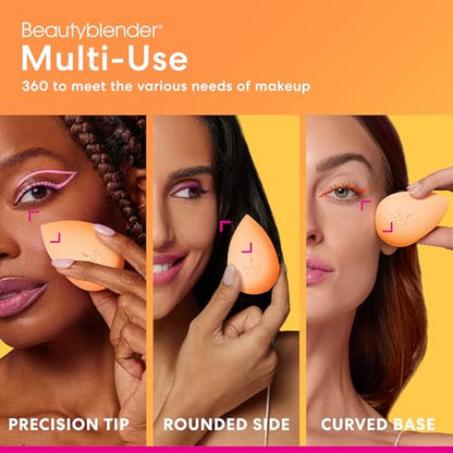 Beautyblender Beam Makeup Sponge, Streak-Free Finish, Vegan | Super-soft blending foam for foundations, powders & creams, reusable & washable, vegan & cruelty-free, made in USA - color: Beam