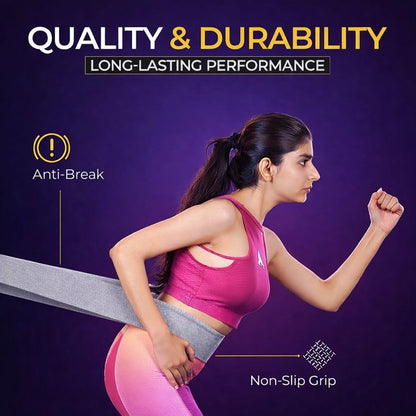 76 Inch Extended Length Resistance Bands - Heavy Duty Elastic Fabric & Natural Rubber Long Workout Loop for Pull Up Assist, Vertical Jump Training, Mobility & Full Body Fitness - color: 회색.
