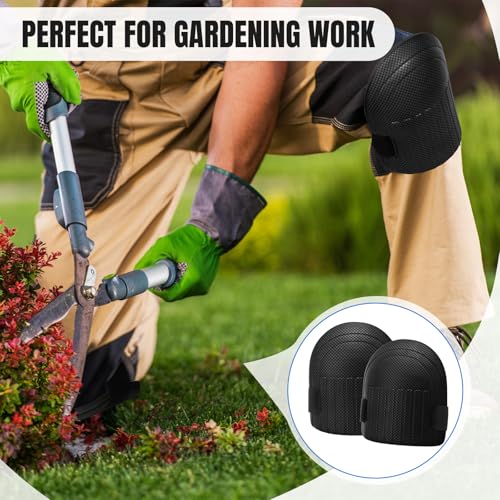 WinnerWhy Garden Knee Pads for Women Men Foam Knee Pads for Work, Black - color: Black