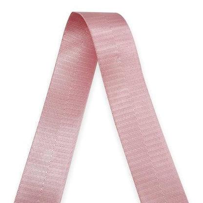1 1/2" Pink Nylon Webbing 12yds for Bag Straps Crafts - color: Pink