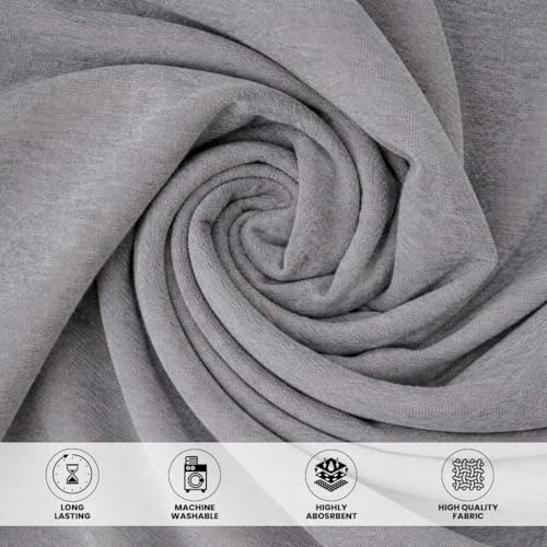 Silver Canvas Drop Cloth (12 x 15 Feet - Pack of 2) - Cotton Painters Drop Cloth for Painting, Furniture & Floor Protection - All Purpose Canvas tarp with Double Stitched Edges - size: 12' x 15' - Pack of 2