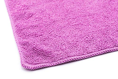 The Rag Company - Sport & Workout Towel - Gym, Exercise, Fitness, Spa, Ultra Soft, Super Absorbent, Fast Drying Premium Microfiber, 320gsm, 16in x 27in, Lavender - Pack of 3 - color: Lavender