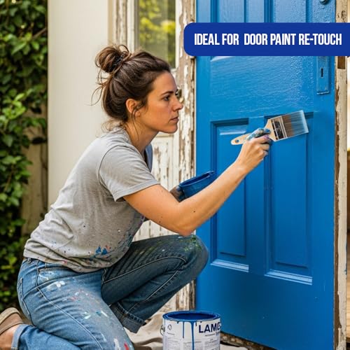 Pro Grade Paint Brushes, Flat & Angled Paint Brush Set, Walls & Trim, 2 Pc | Interior & exterior | Cabinets, doors, fences, decks | Works with latex, oil & stain | Synthetic bristles, hardwood handles