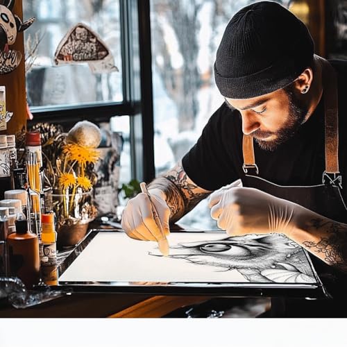 A2 Extra Large Tracing LED Light Pad for Diamond Art, Sketching, Painting - Adjustable Brightness, Sketching, Tracing - USB Powered DIY Diamond Art Light Box - No mesh No dot - size: A2 Premium