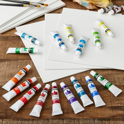 KINGART Studio Gouache Paint Set of 24 Unique Colors, 12ml (4oz) Each