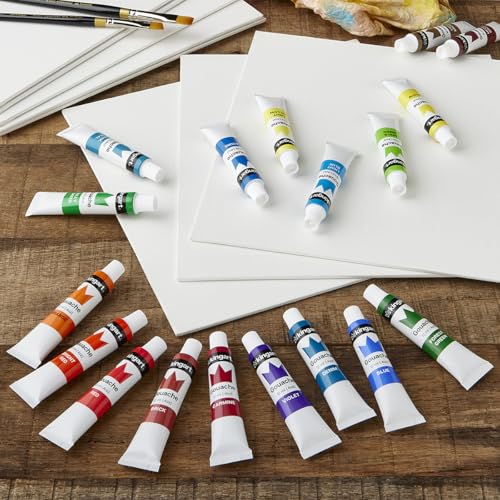 KINGART Studio Gouache Paint Set of 24 Unique Colors, 12ml (4oz) Each