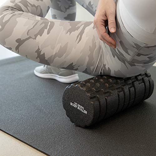The Original Body Roller High Density Foam Roller for Exercise & Recovery - color: Black