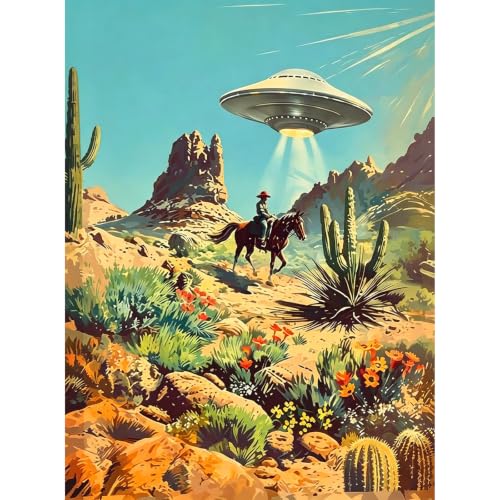 Cactus Diamond Art Kits for Adults Cute Diamond Painting Kit for Beginner | South Western Desert 5D DIY Diamond Dots Full Drill Crafts for Gem Art Dot Art for Adults Home Wall Decor for Teens 12x16 in - color: DP04898