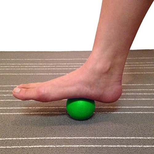 Kieba Massage Lacrosse Balls for Myofascial Release, Trigger Point Therapy, Muscle Knots, and Yoga Therapy. Set of 2 Firm Balls (Green and Yellow) - color: Green and Yellow
