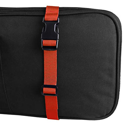 MAGARROW 24" 40" 60" 100" Strap Buckle Packing Straps Adjustable 1-Inch Belt - color: Orange (4-Pack), size: 1" Wide - 40" Long