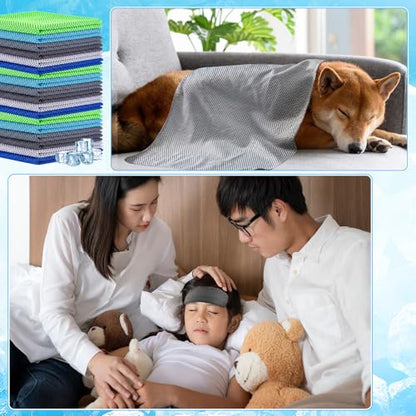 Maitys 500 Pcs Cooling Towel Bulk for Neck and Face, Neutral Set - color: Neutral Set