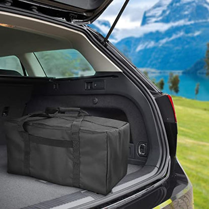 COOLBEBE 24x12x12 Inch Travel Duffle Bag, 53L Mid-Size Weekender, Black - size: 24” x 12” x 12”
