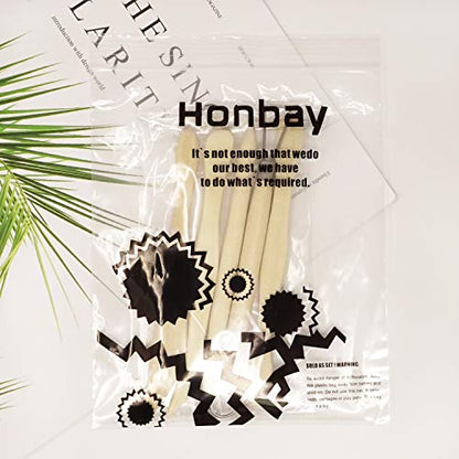 "Honbay 5-Piece Wooden Mini Modeling Tools Clay Sculpture Tools for Cutting, Carving and Smoothing"