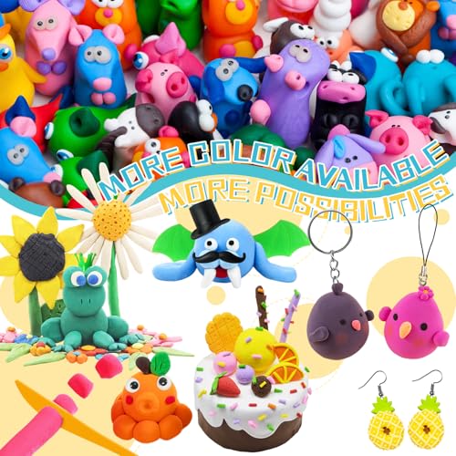 Air Dry Clay 36 Colors,Magic Clay Modeling Clay,DIY Molding Magic Clay - color: 36 colors